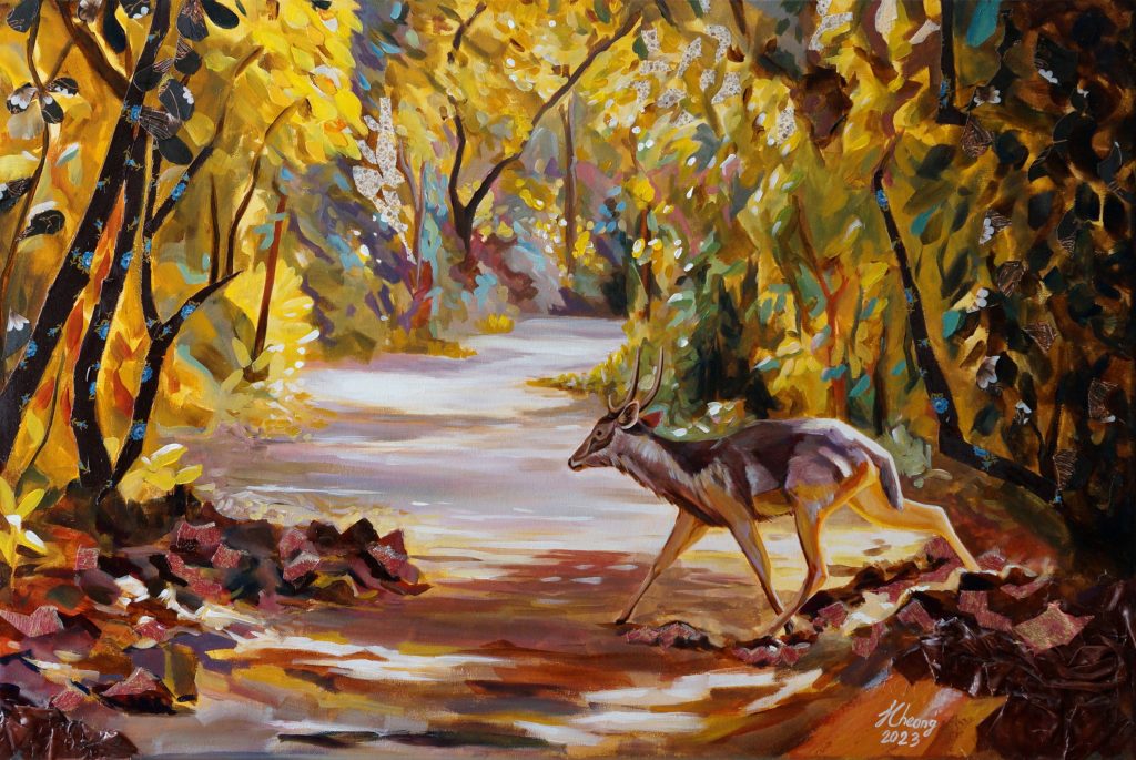 Sambhar Deer Wall Art - Unframed main image 1