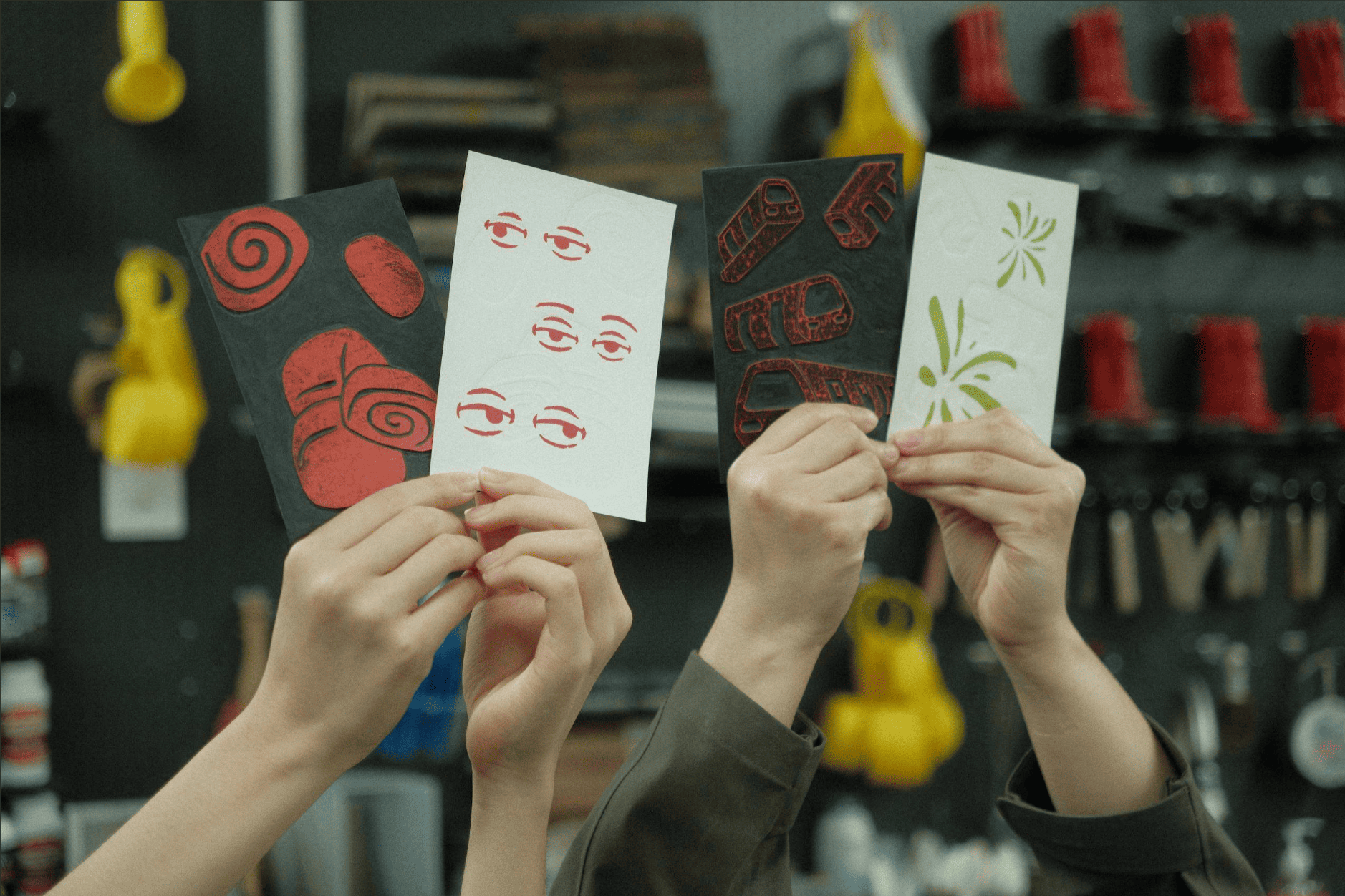 Arty Afternoon | Urban Impressions: Embossing & Stencilling